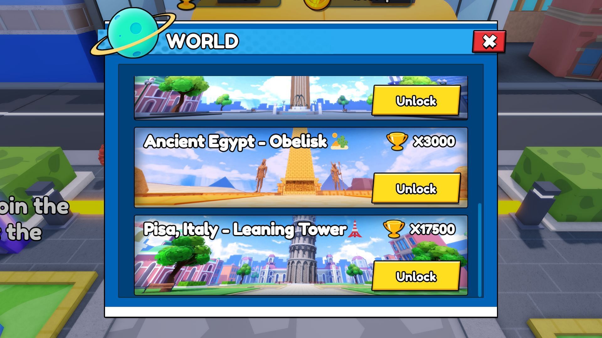 You need a lot of trophies to unlock the new map in Climb and Jump Tower (Image via Roblox)